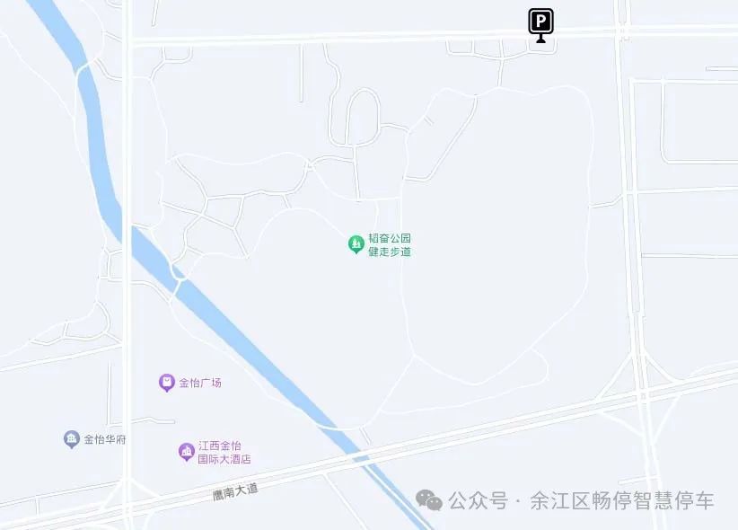 ▲韬奋公园北4停车场（韬奋公园北侧、临近迎宾大道西侧）