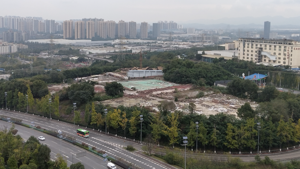 整改后的双凤桥街道绕城高速空港互通片区