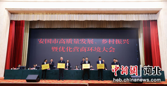 安国先进集体受表彰。李青默 摄