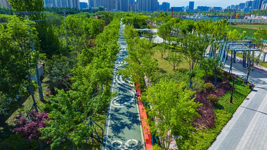 西安高新区赴春日之约展城区新貌