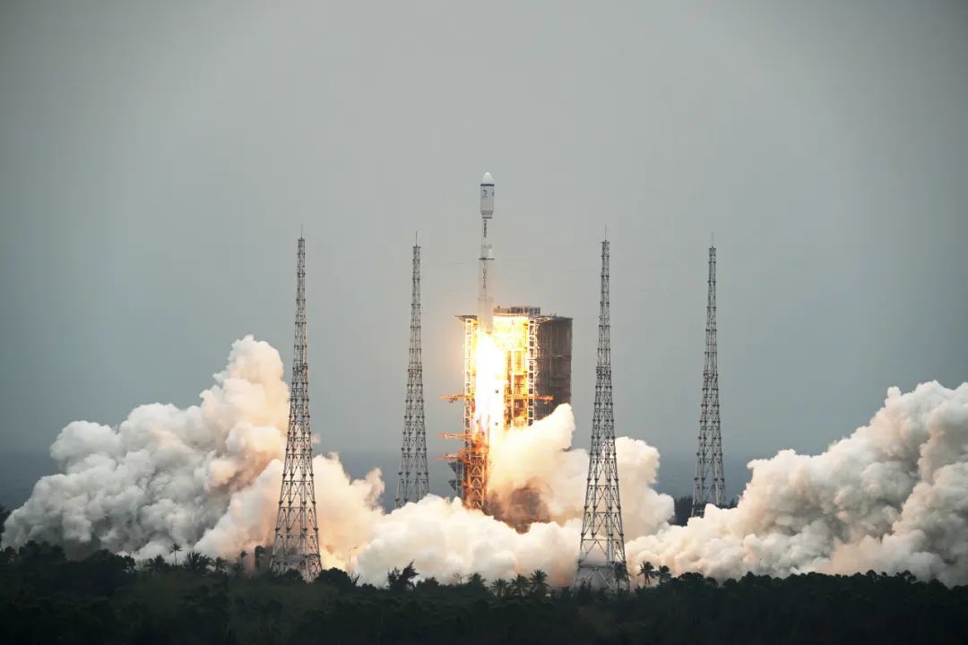 ▲ 火箭升空（王磊 摄）