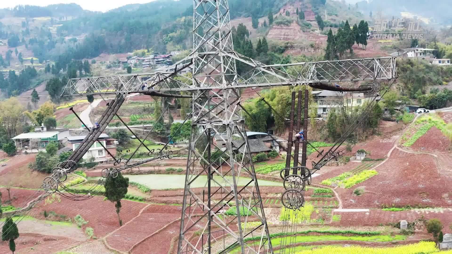 800千伏特高压复奉线重庆段年度检修完成