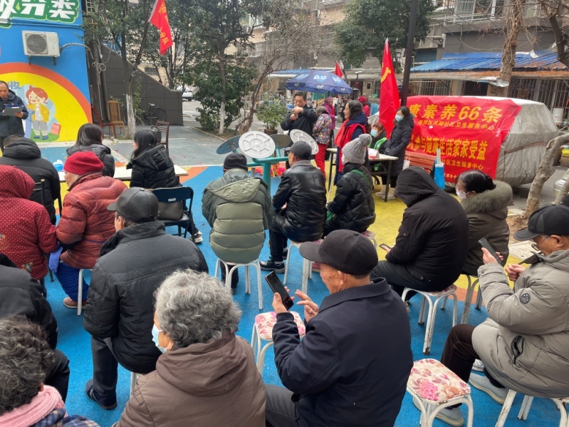 基层医疗变行走的党员冬训课堂南京滨湖社区居民健康有管家