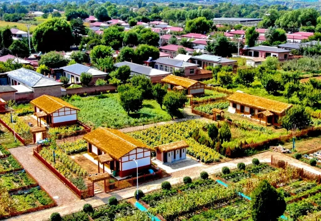 李岭村田园风光