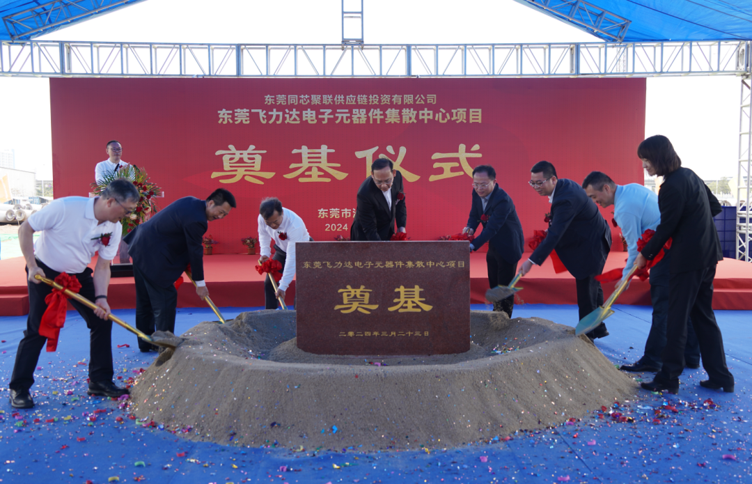 沙田总投资8亿元飞力达电子元器件集散中心项目举行奠基仪式