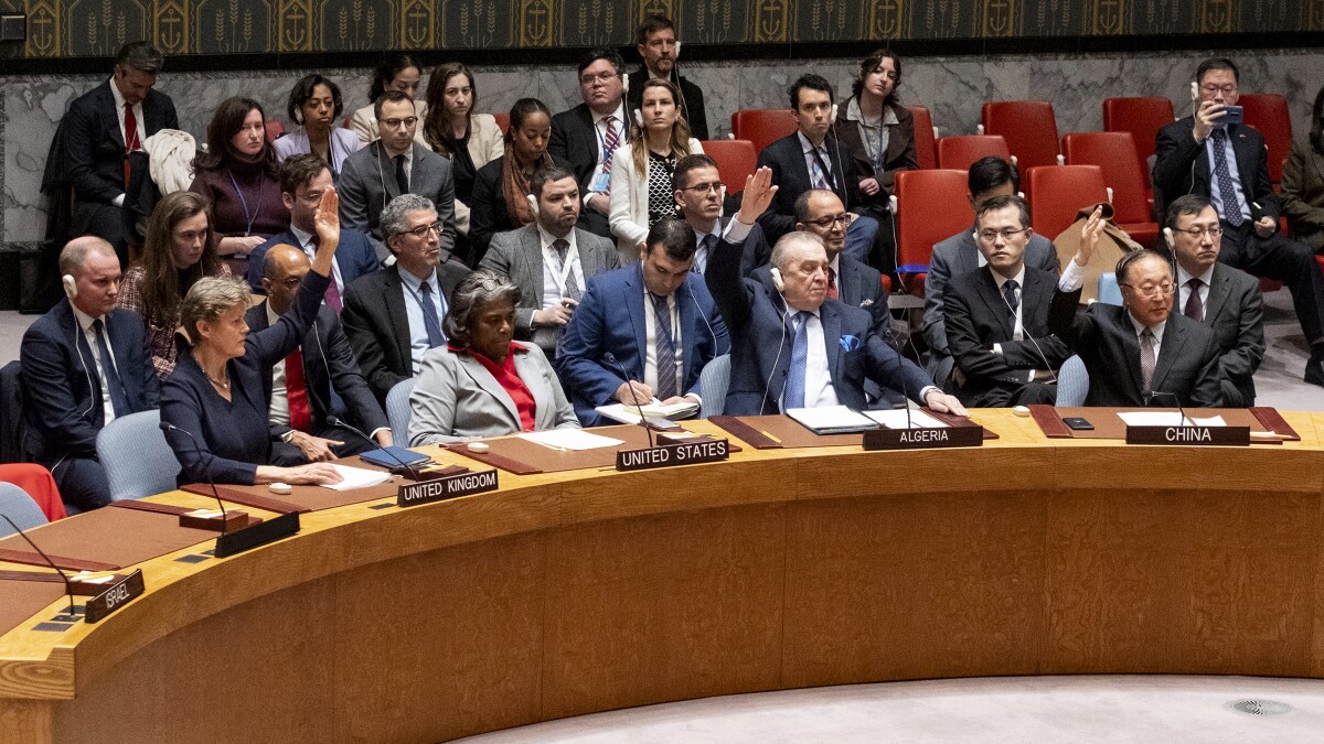 安理会通过决议要求加沙斋月停火美国弃权