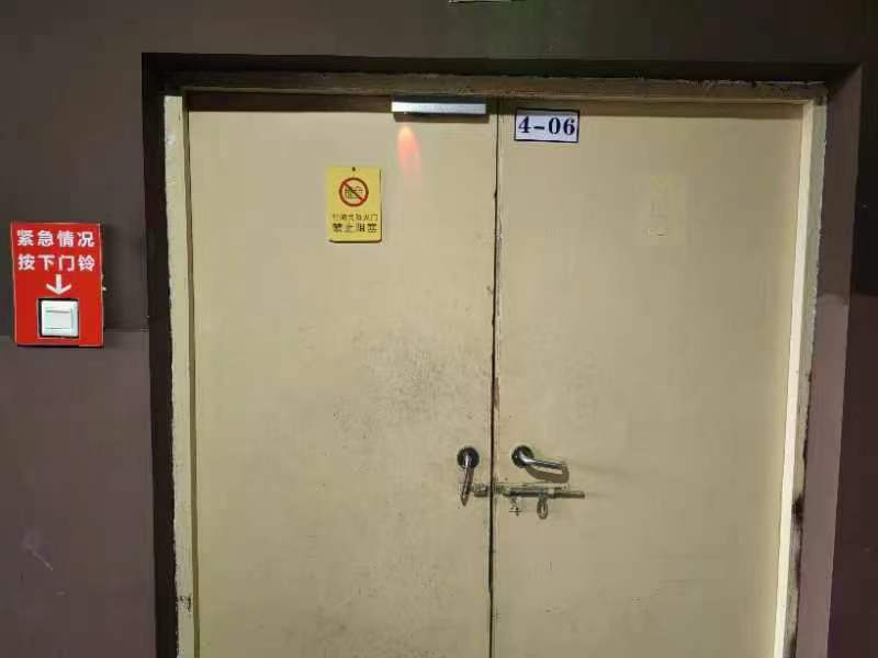 ▲所有疏散通道设置门禁