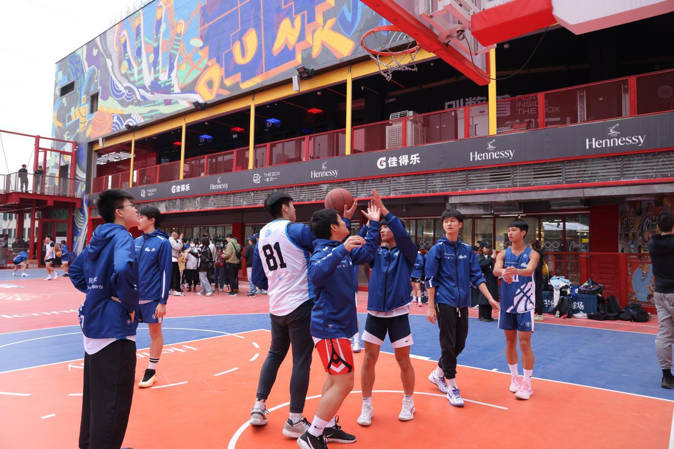 中国香港球员在北京进行对抗赛