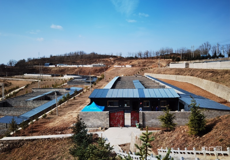 砚峡乡林麝产业示范园（央广网发 华亭市委宣传部供图）