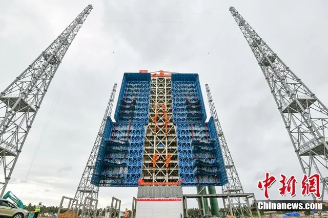 图为海南国际商业航天发射中心一号发射工位。骆云飞 摄