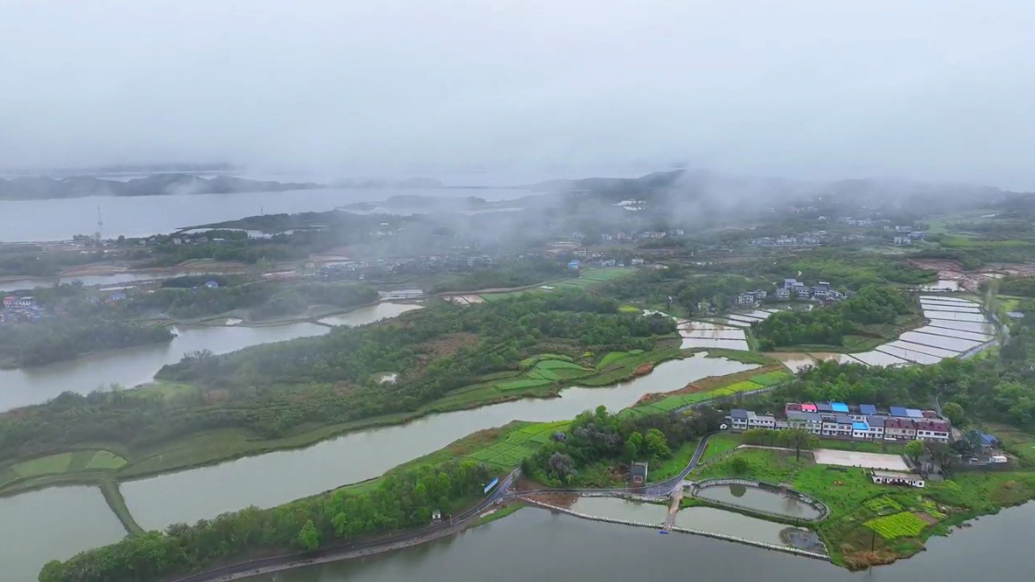 江西湖口县:山明水秀新雨后