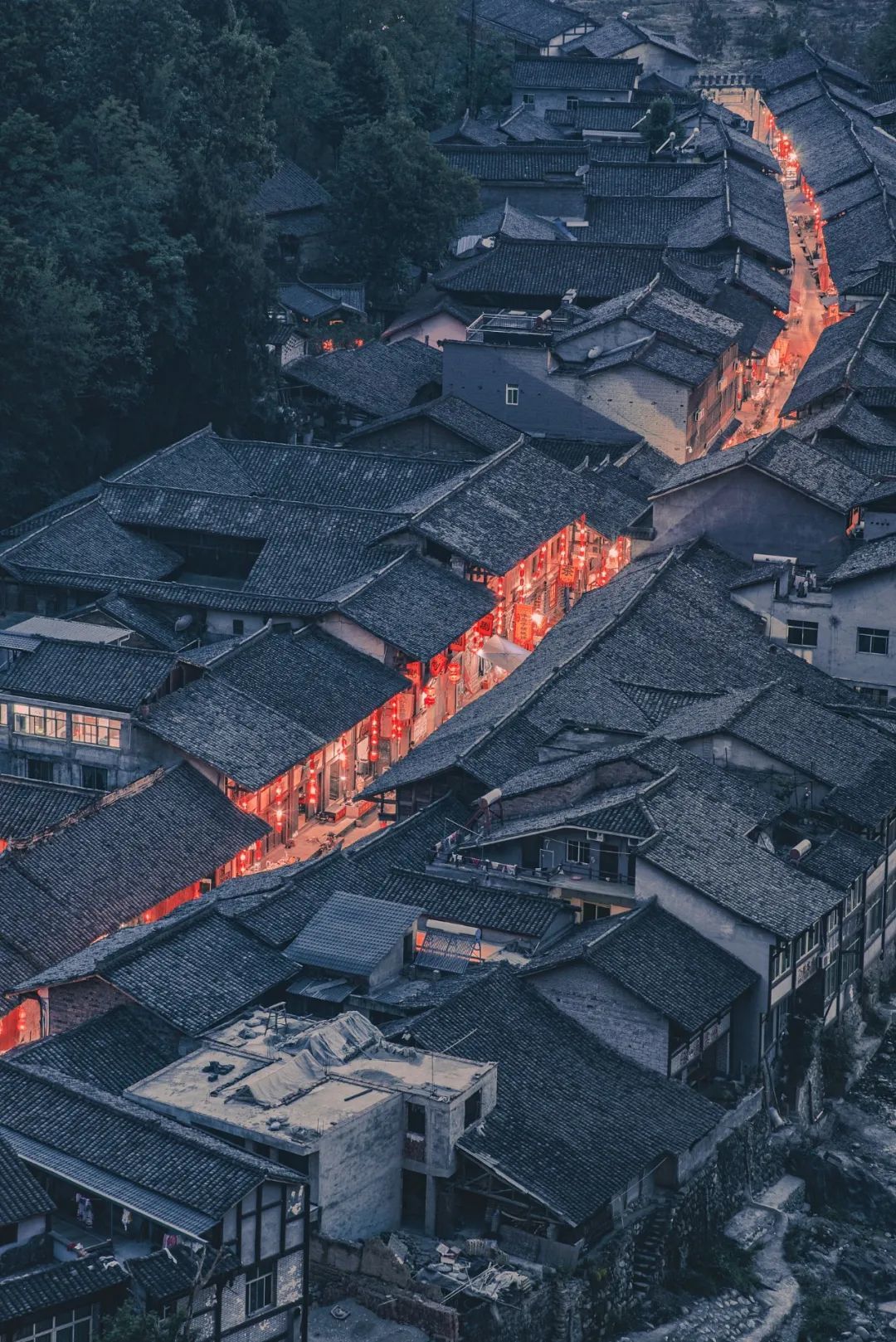 汉中青木川,曾为沟通陕甘川的商贸重镇。图/视觉中国