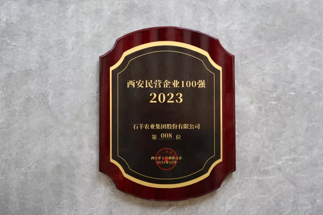 经开区企业快讯丨石羊集团荣登2023西安民营企业百强榜第8位