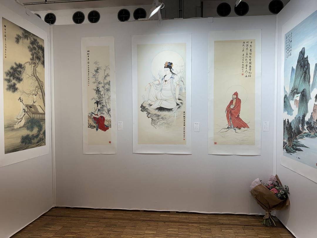 “不负丹青”：高师个展在巴黎卢浮宫国际当代艺术博览会展出