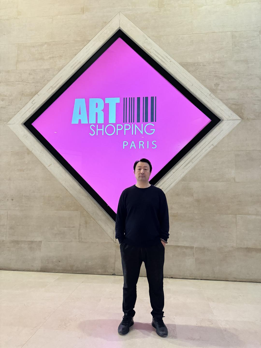 “不负丹青”：高师个展在巴黎卢浮宫国际当代艺术博览会展出