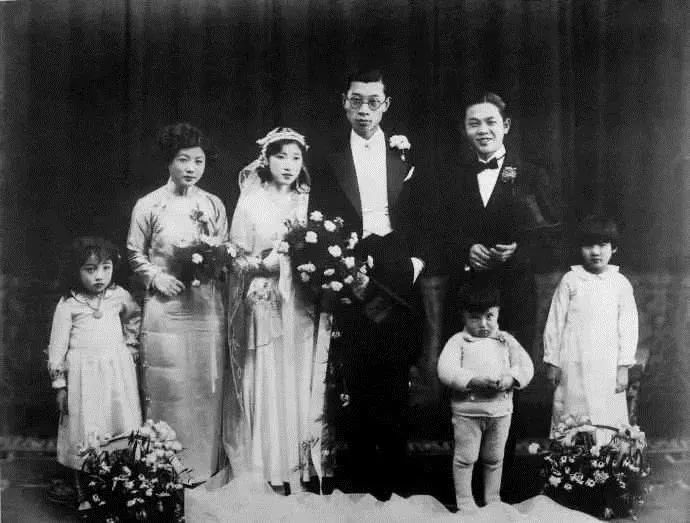 傅雷与妻子朱梅馥的婚礼