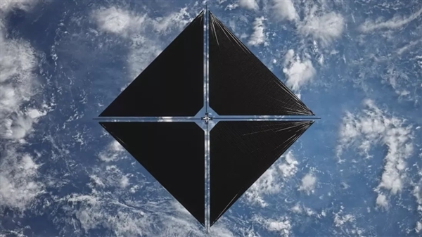 NASA准备发射太阳帆卫星:4个巨型三角形风帆