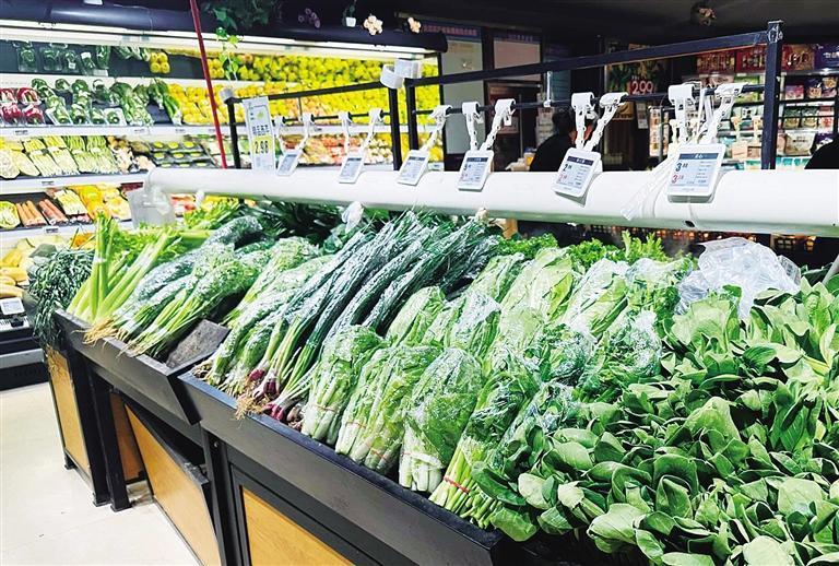 绿叶菜价格每斤在3元—6元