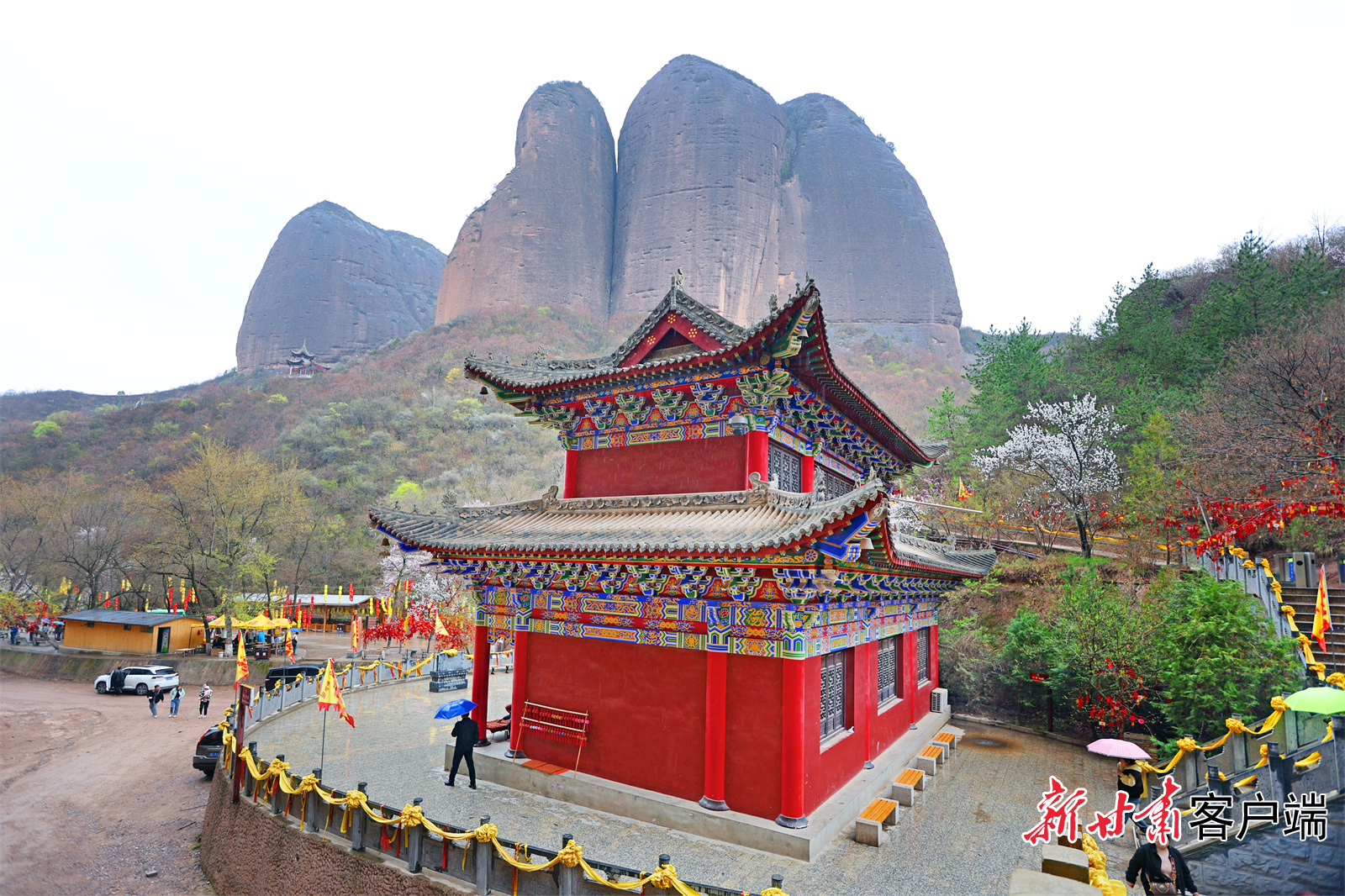 水帘洞景区，景色秀丽。新甘肃&middot;甘肃日报记者　田蹊　摄