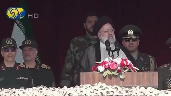伊朗建军节低调阅兵，总统讲话警告以色列