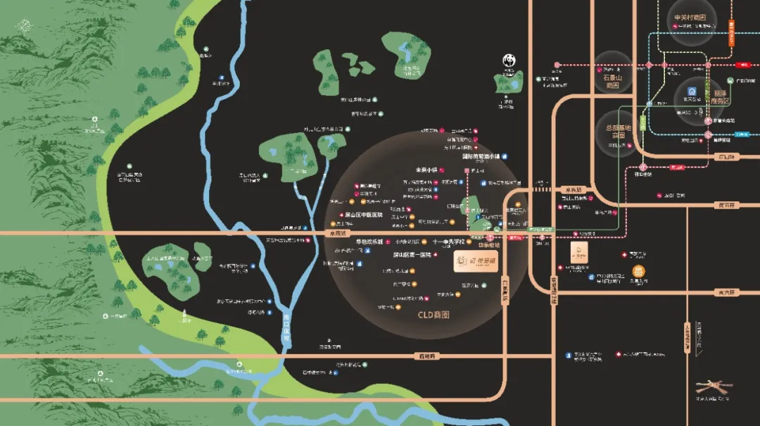 北京建工&middot;揽星樾区位图