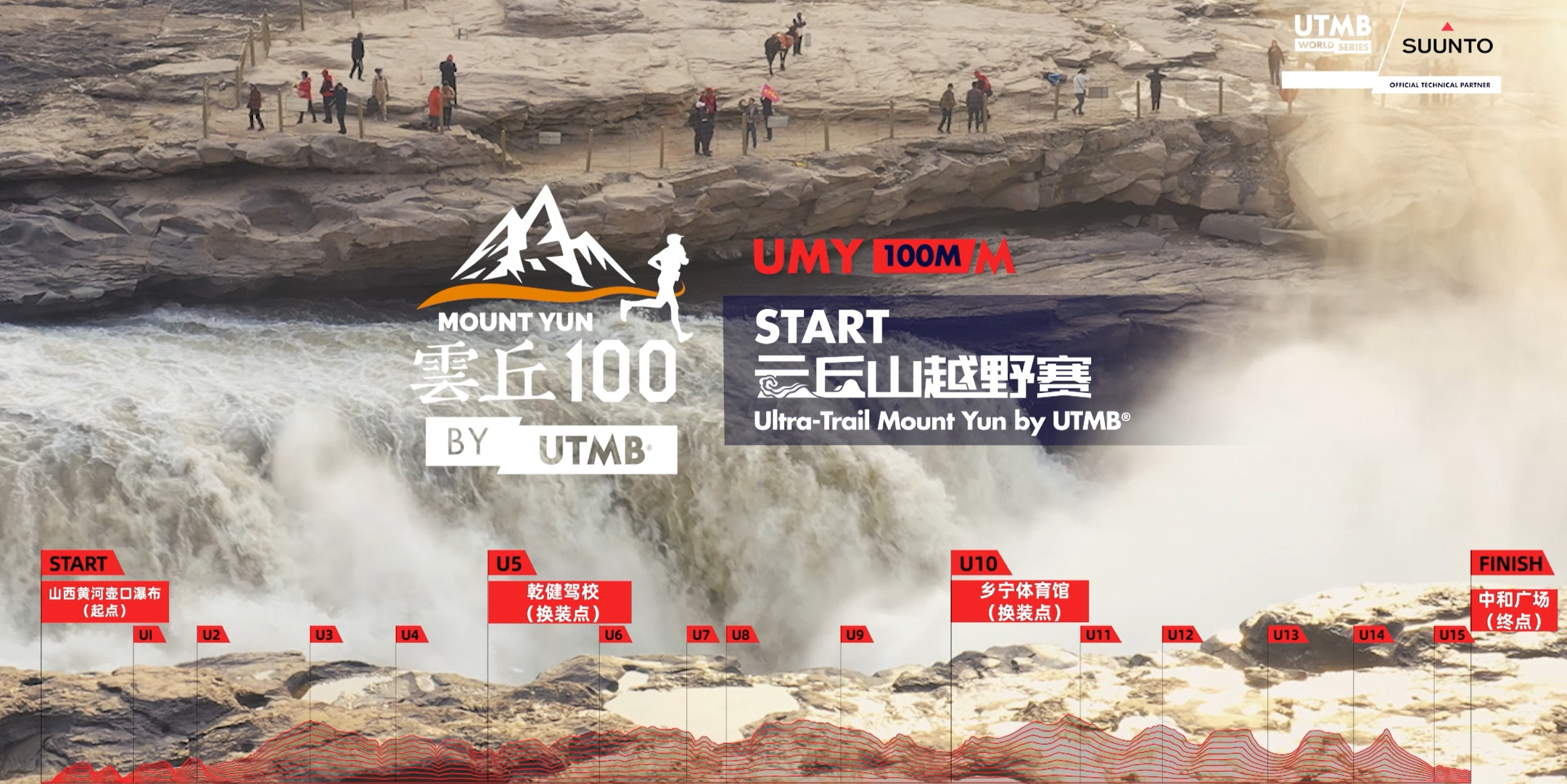 2024云丘山越野赛by UTMB® UMY 100M（168K）组别官方轨迹线路视频公布