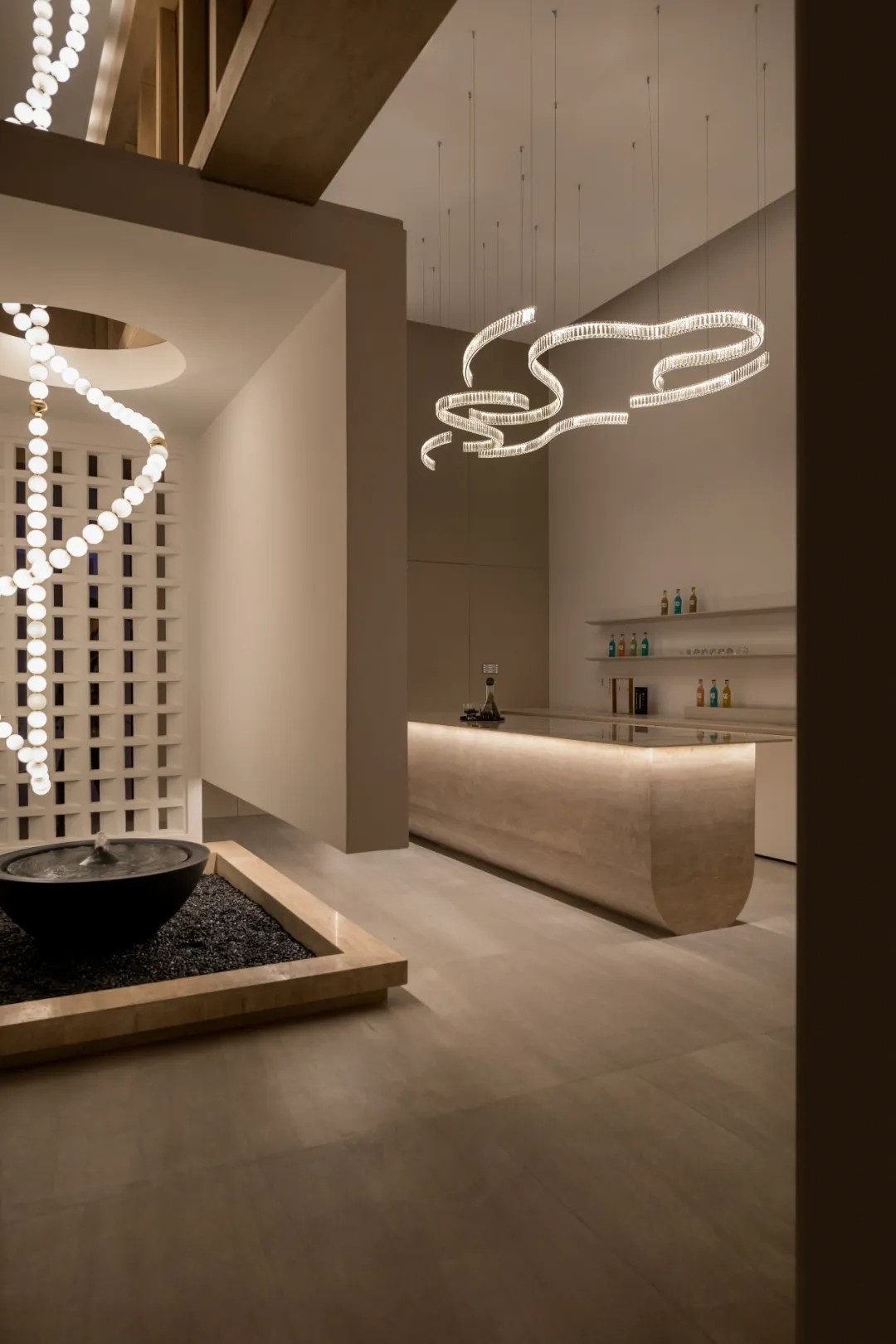 孙晋昌家居展厅设计:澳达奇灯饰无锡展厅,现代版《桃花源记》