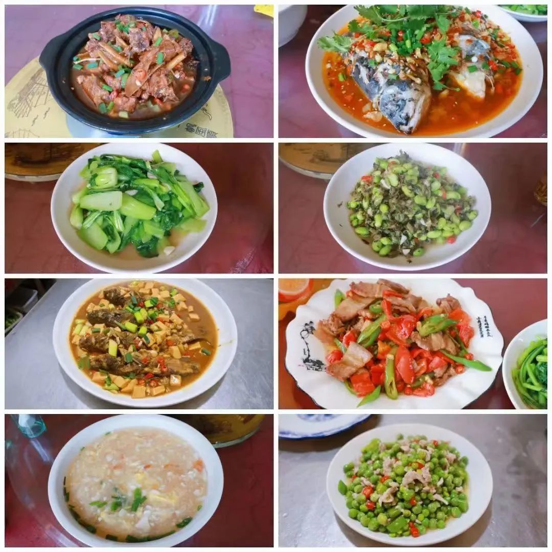 “江西小炒”店内刚炒好的菜。周建红/摄