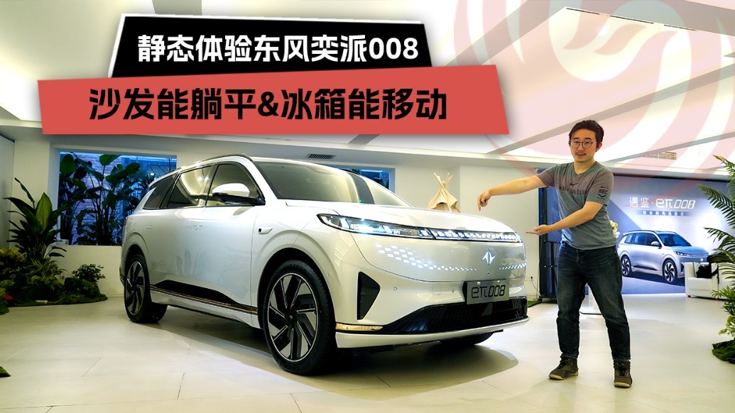 后排三件套全齐，冰箱还能动，静态体验东风奕派008