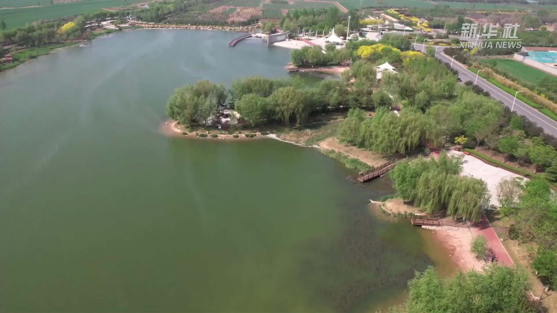 河北邢台任泽区：生态湿地景如画