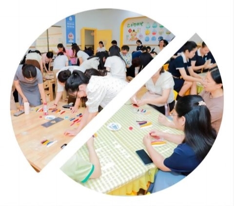 东莞市厚街镇学前教育工作者在雅志幼儿园开展专题教研活动