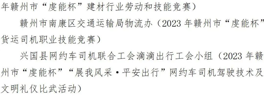 2024年赣州市五一劳动奖和工人先锋号揭晓