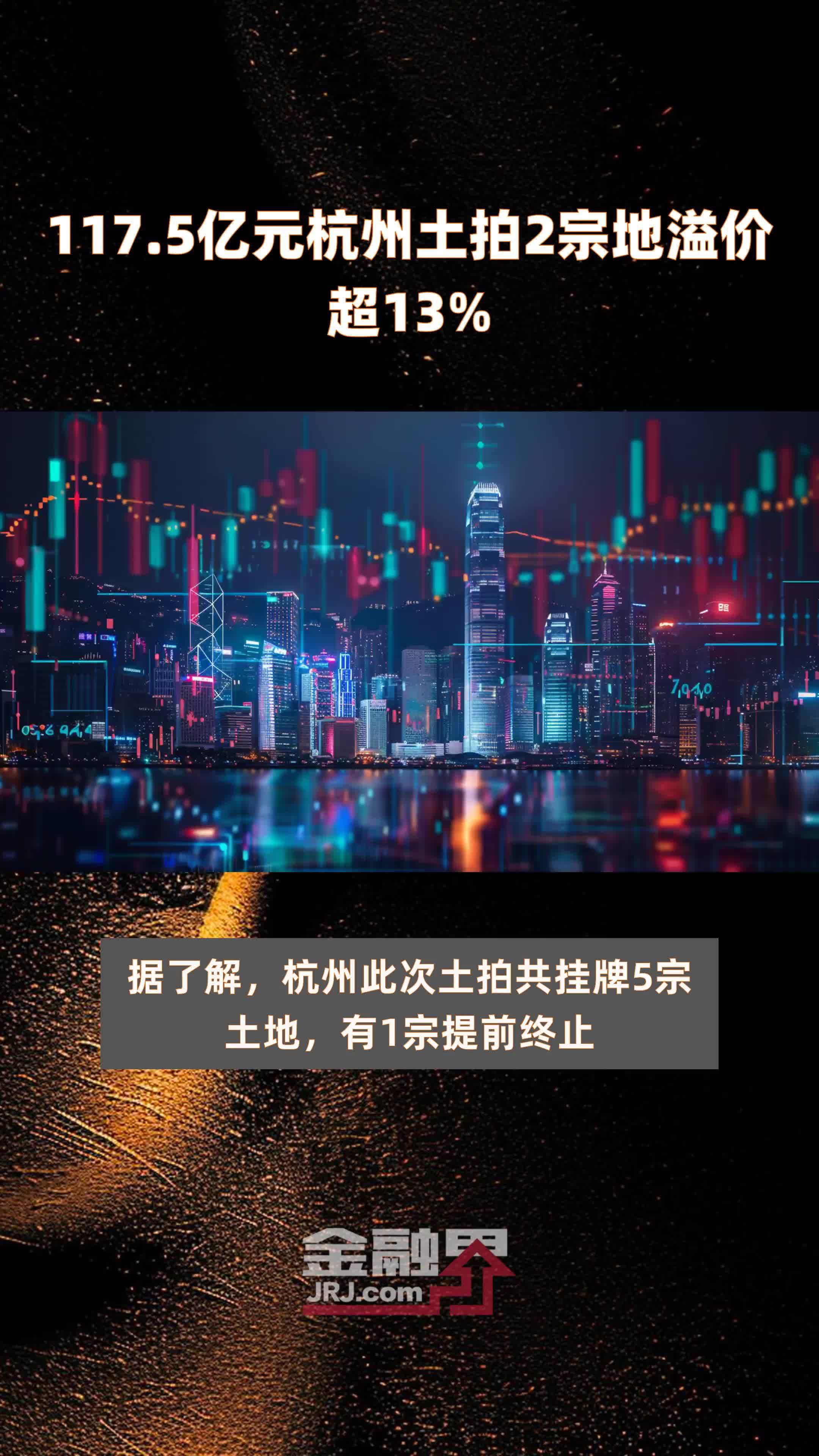 117.5亿元杭州土拍2宗地溢价超13% |快报_凤凰网视频_凤凰网