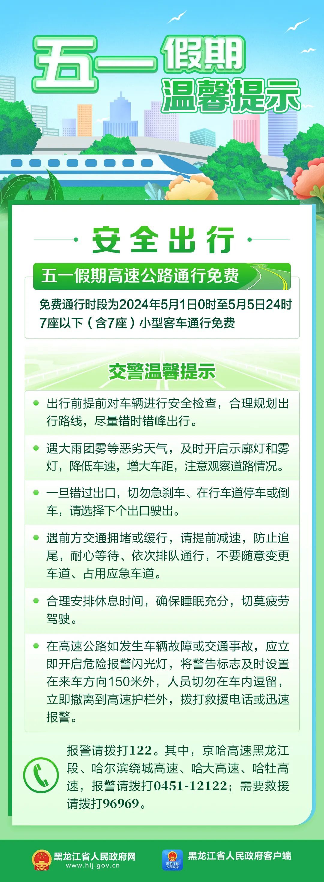 五一假期将至,这份温馨提示请收好!