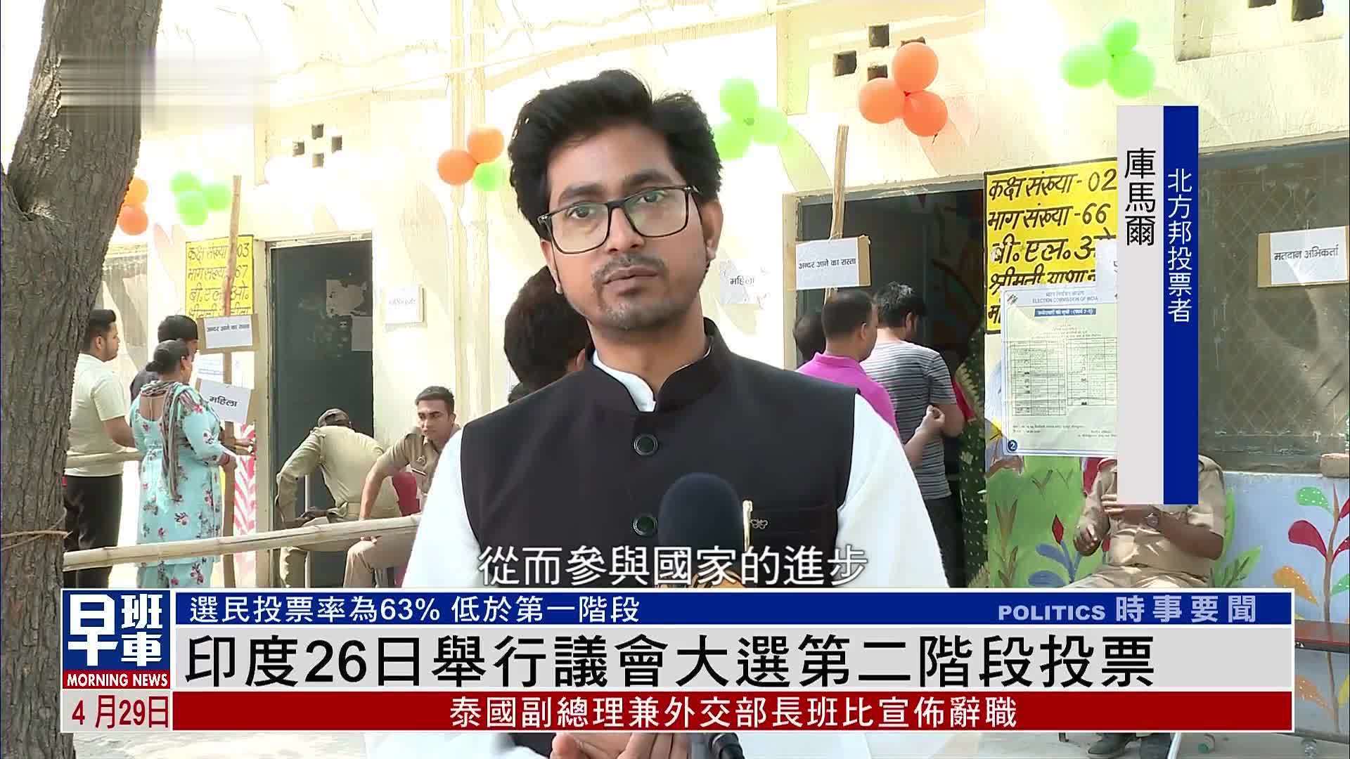 印度26日举行议会大选第二阶段投票