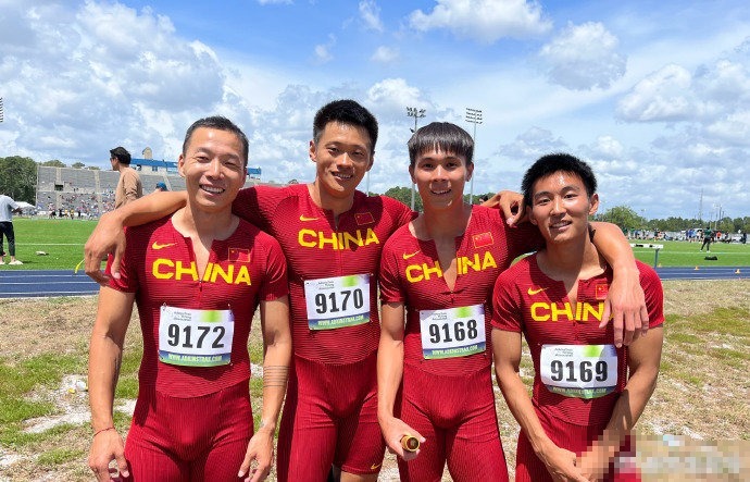 38秒28！中国男子接力在美国夺冠，比亚运会成绩还要快