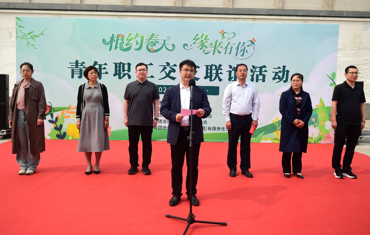 沧州市卫健委党组成员、副主任叶明在活动上致辞。