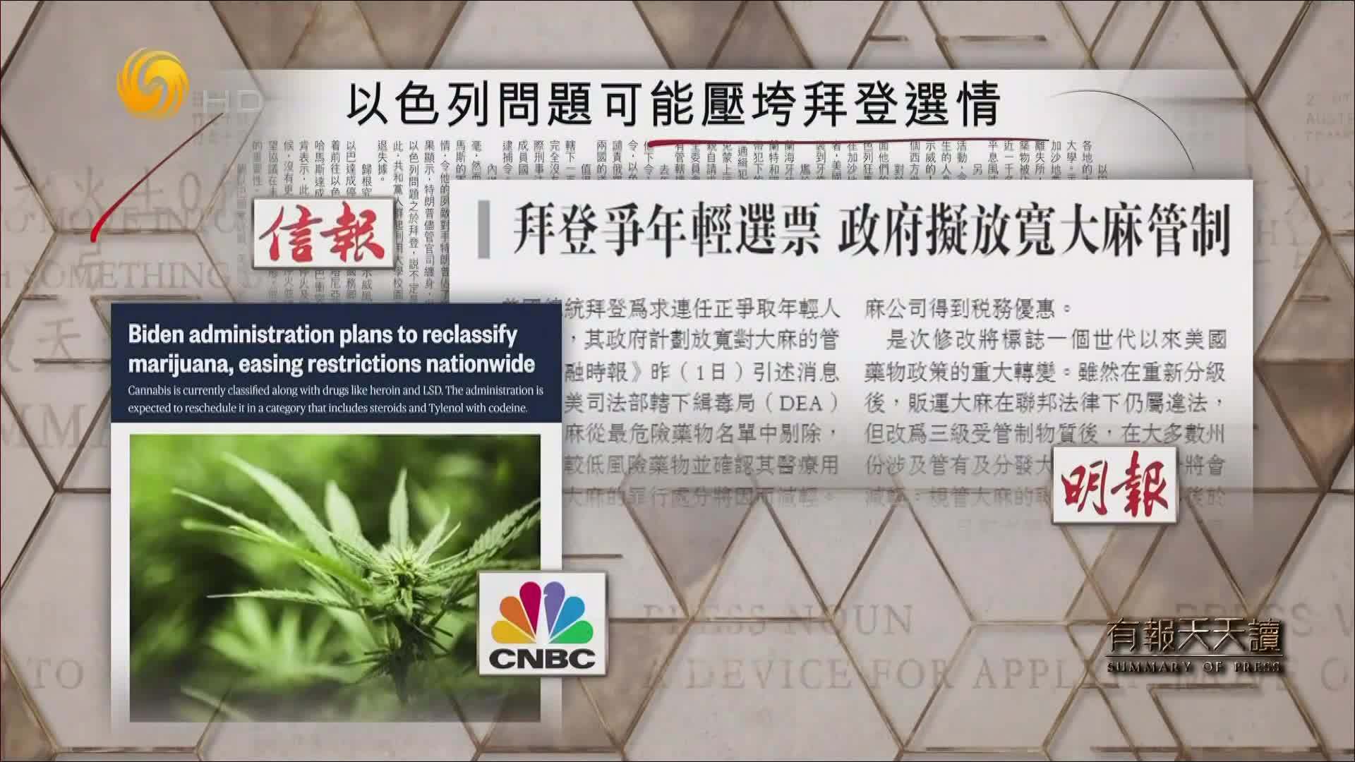 信报：以色列问题可能压垮拜登选情