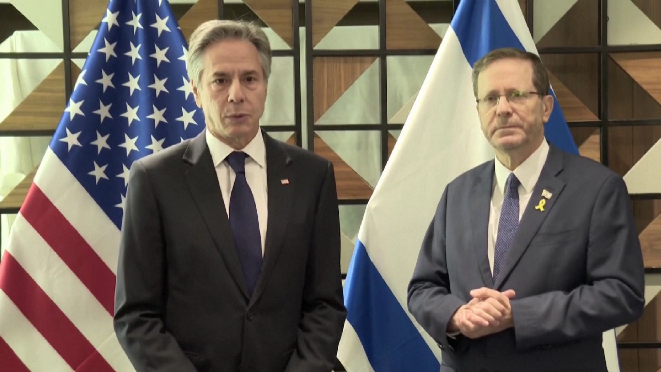 布林肯晤以色列总统：是时候达成停火协议