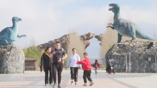 嘉荫：观恐龙遗址游中俄界江受到游客追捧