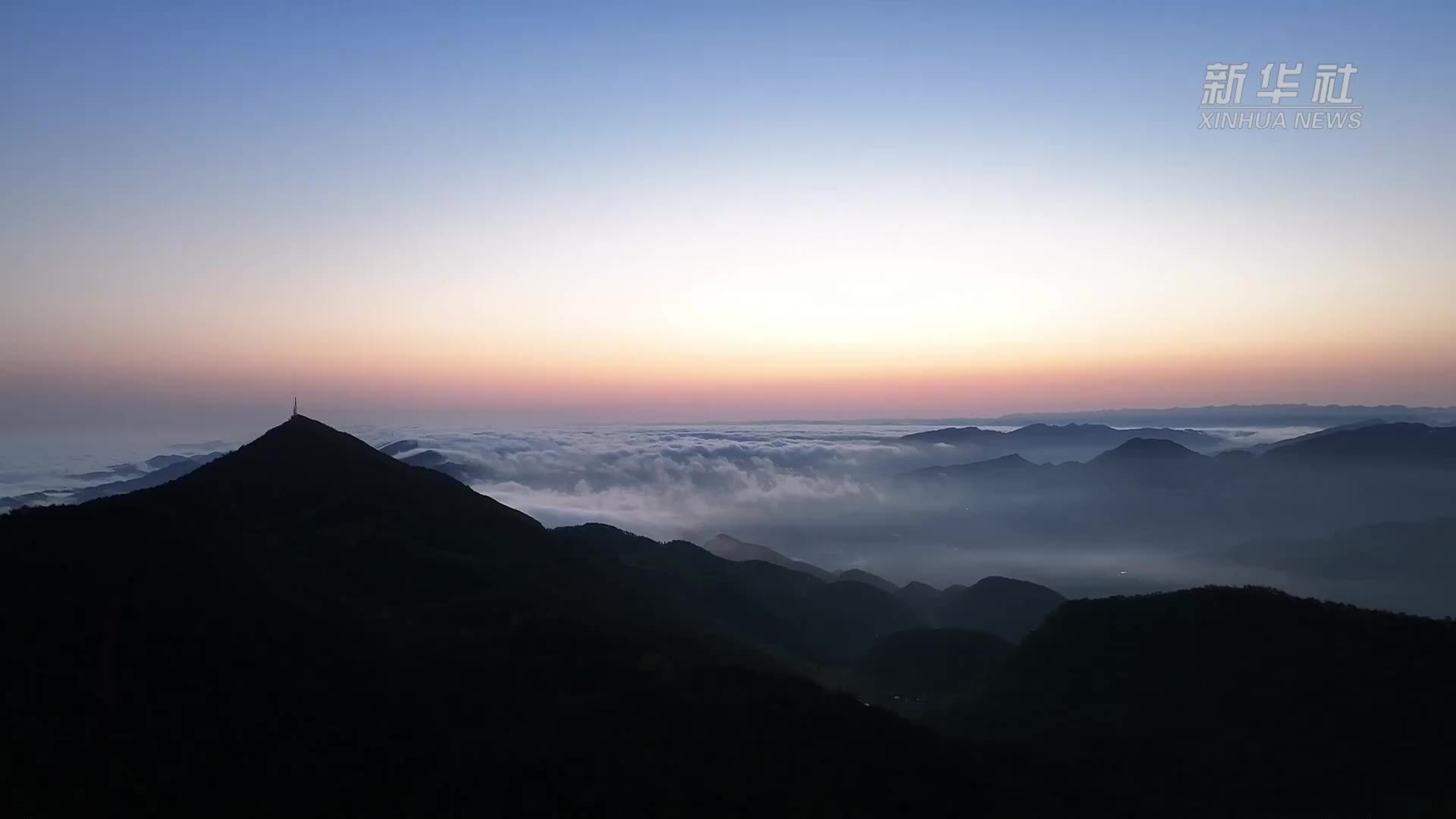 重庆丰都：初夏云海美