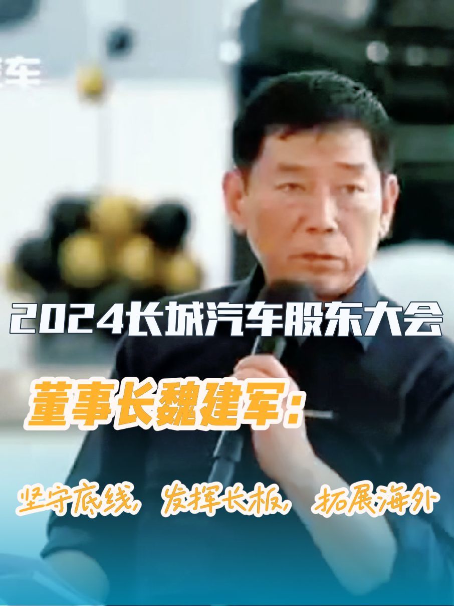 #长城汽车 #长城汽车股东大会 #魏建军