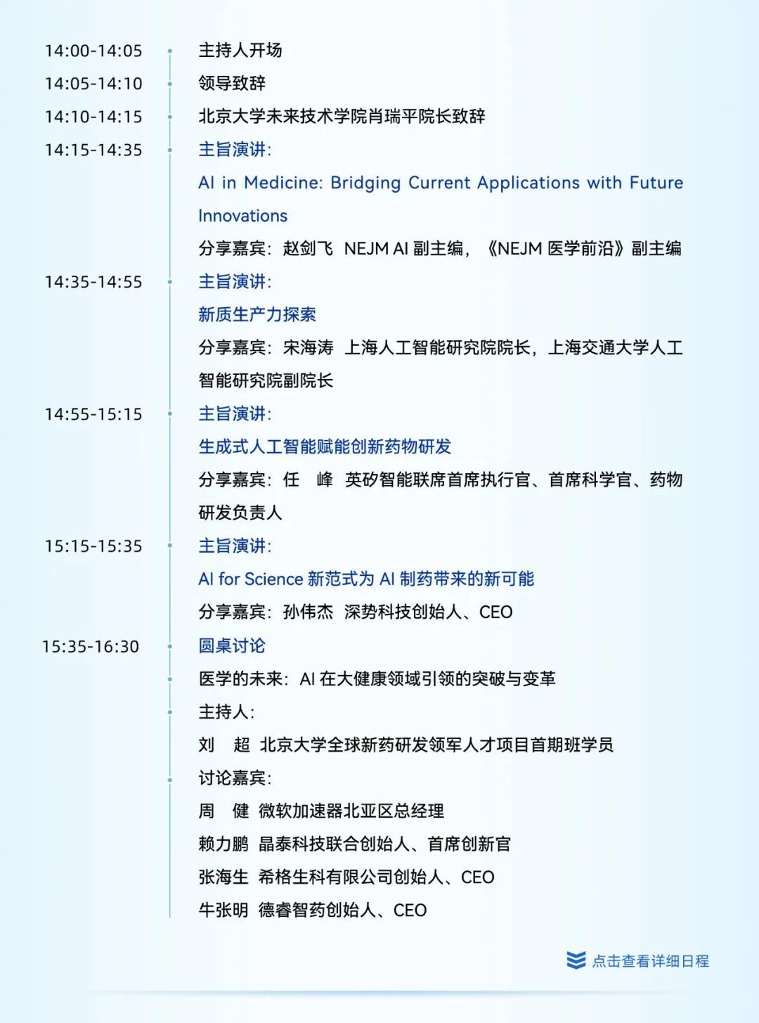 2024太湖湾生命健康未来大会平行论坛日程全面揭晓!