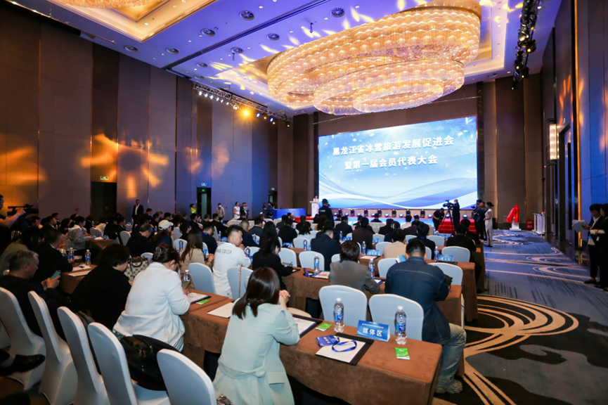 省冰雪旅游发展促进会成立大会和黑龙江省旅游相关企业交流研讨会举行