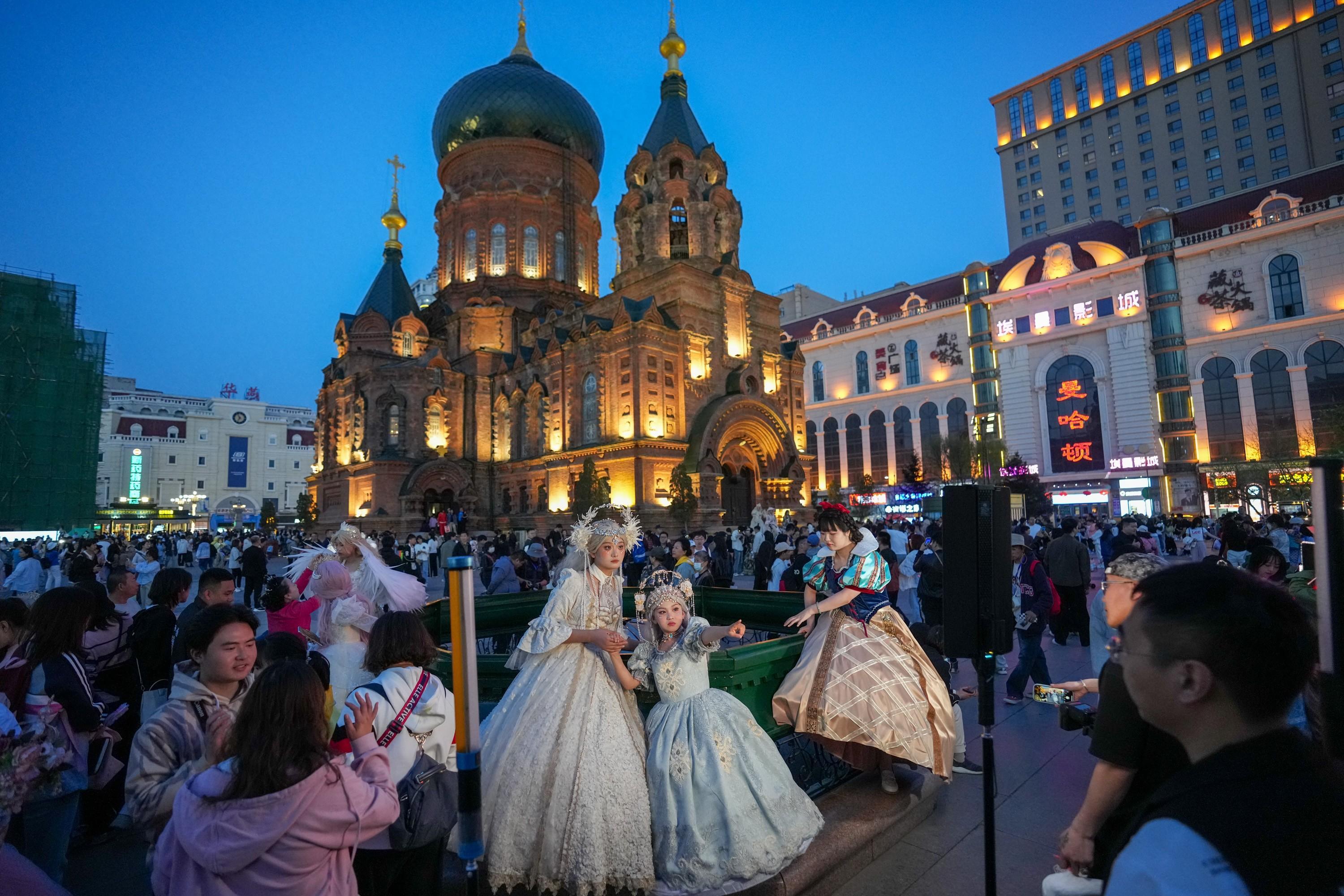 不止于冬雪——网红城市哈尔滨"五一"观察凤凰网_凤凰