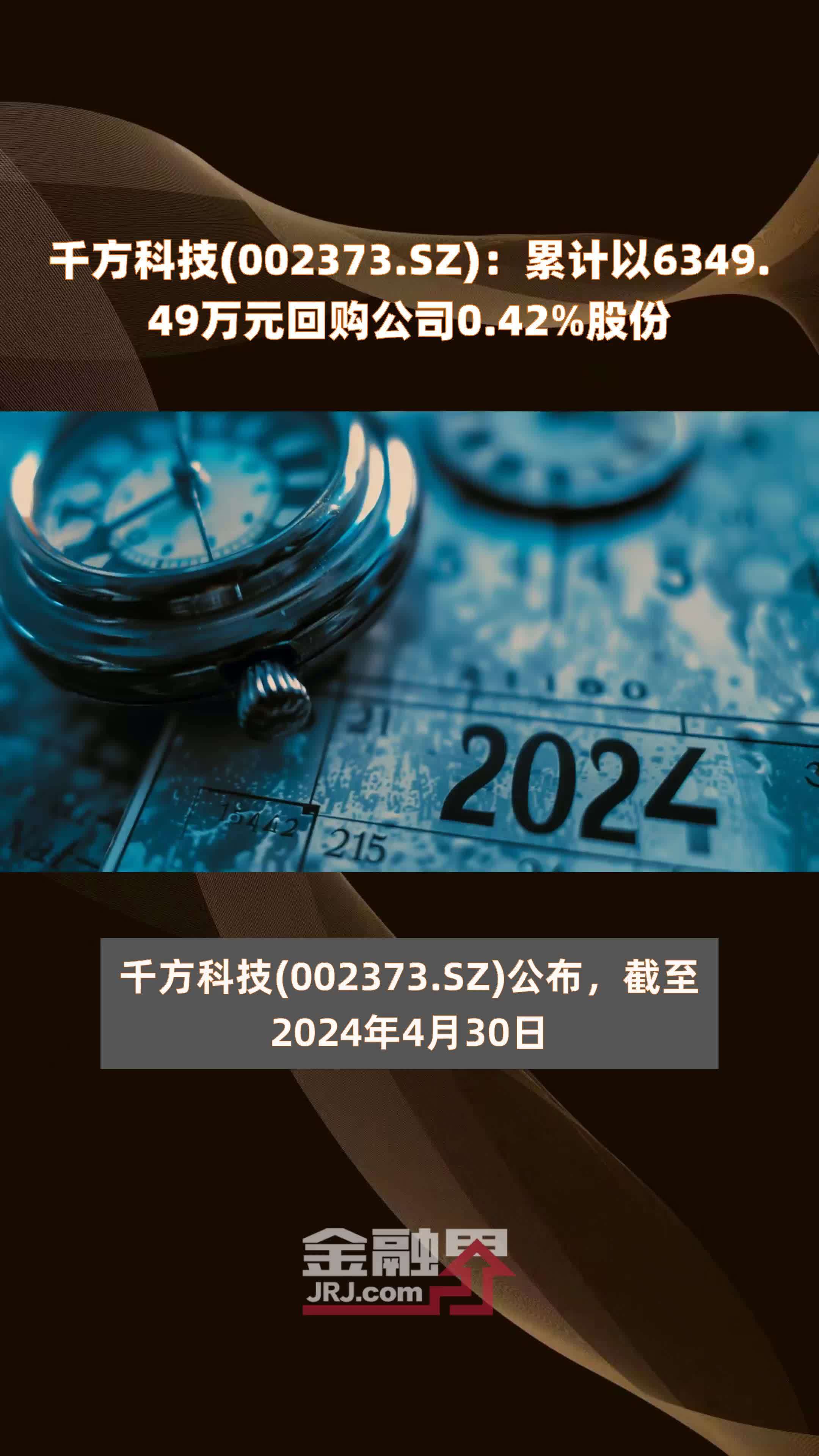 千方科技002373sz累计以634949万元回购公司042股份快报