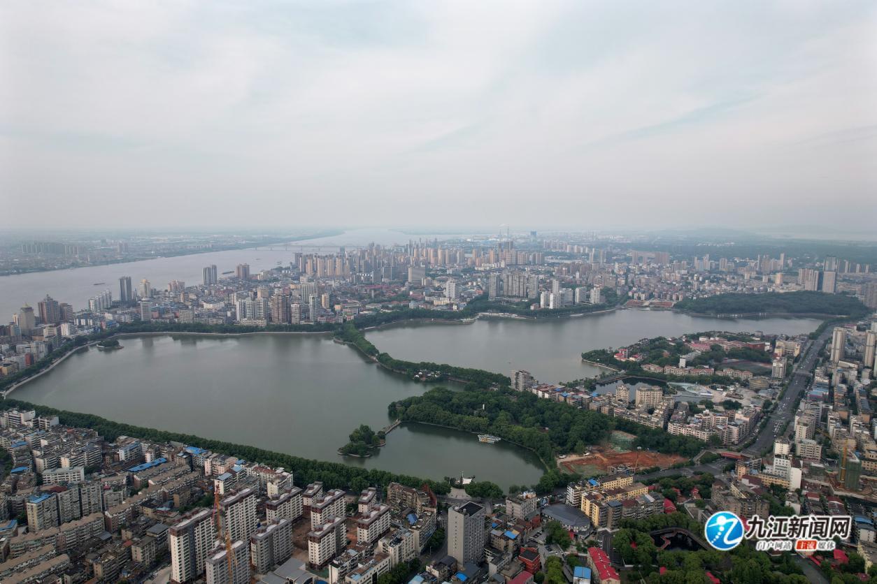 九江:初夏时节"两湖"美如画(图)