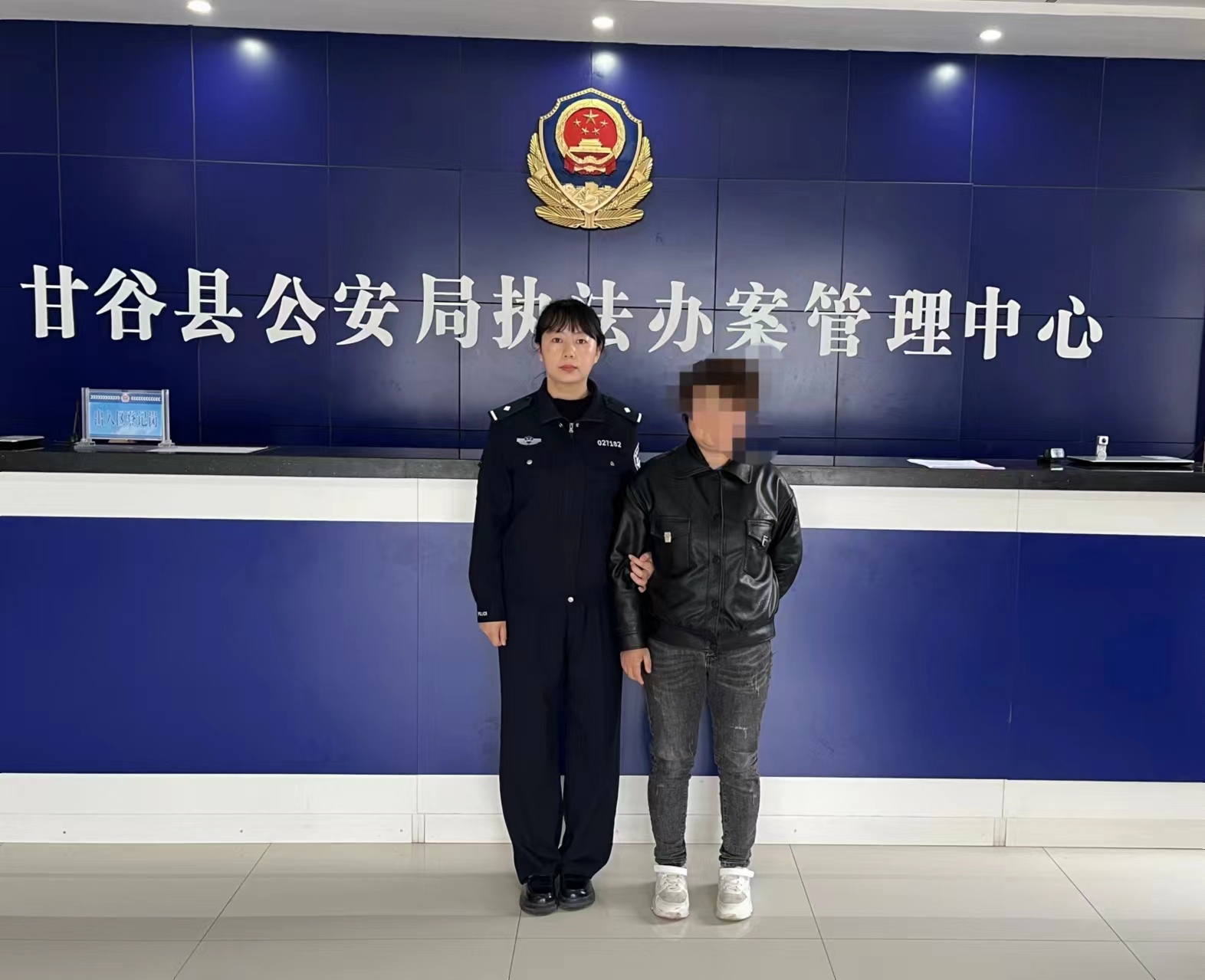 天水市甘谷县公安局供图