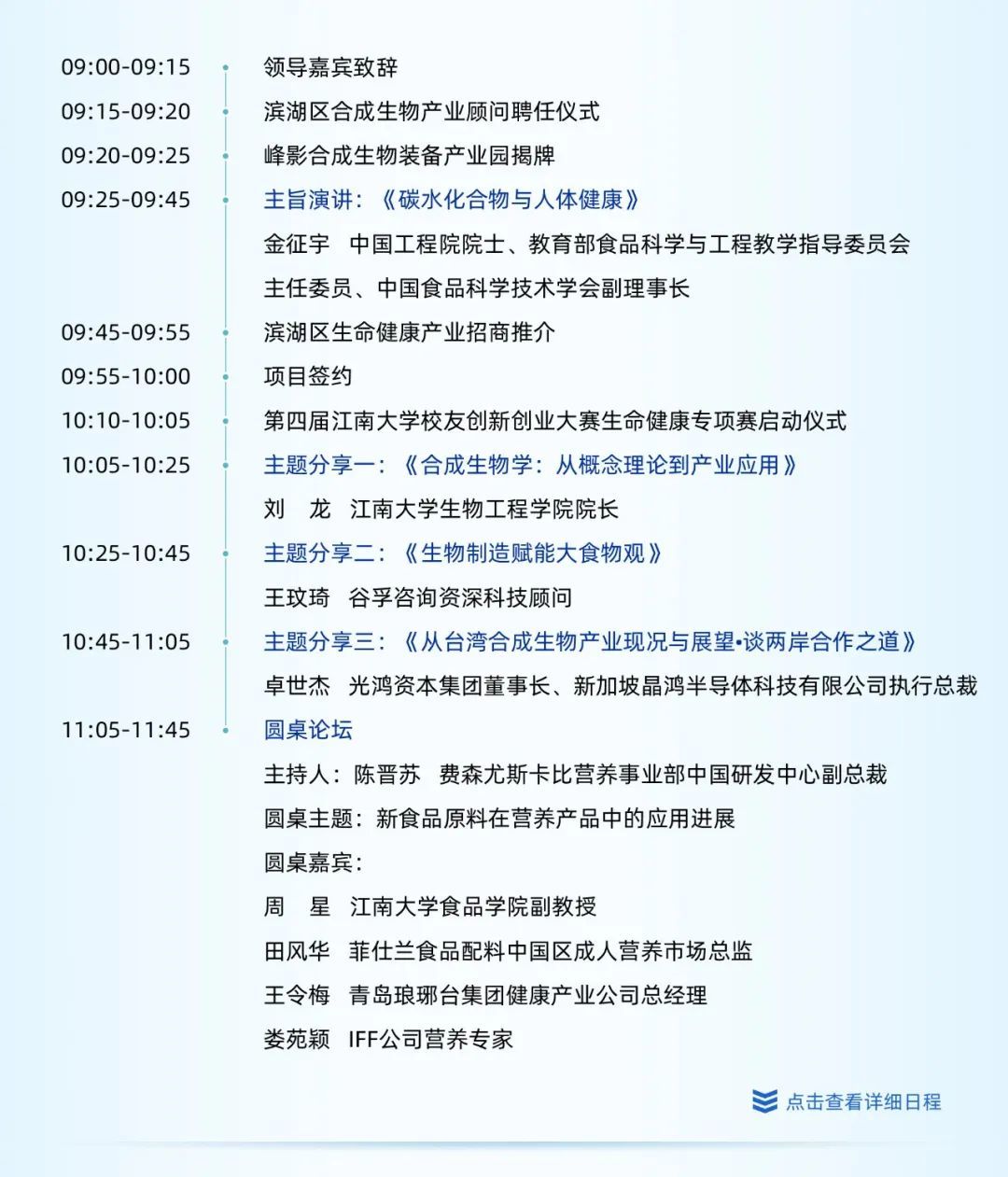 2024太湖湾生命健康未来大会平行论坛日程全面揭晓!