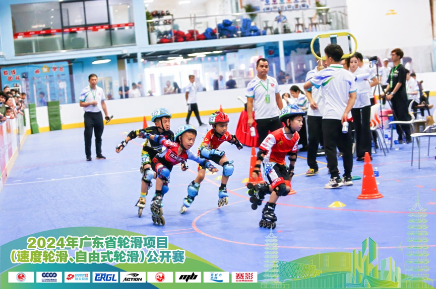 2024年广东省轮滑项目公开赛在江门举办。